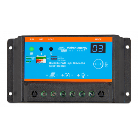 BlueSolar PWM-Light Charge Controller 12/24V-20A