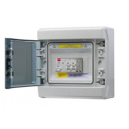 Coffret PV 6kW AC 32A IP65 + Inter 3P