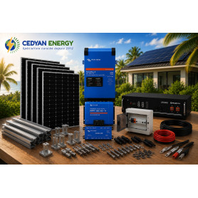 Centrale Solaire 3.0 KVa batterie Pylontech 4,8Kwh
