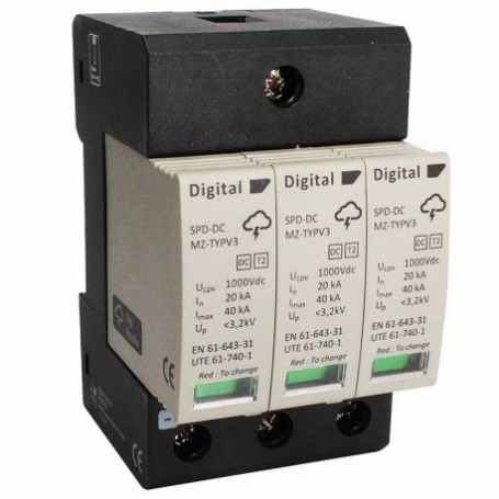 Parafoudre 40kA 1000 Vdc Type 2