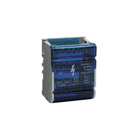 Répartiteurs 2x6 départs 125A