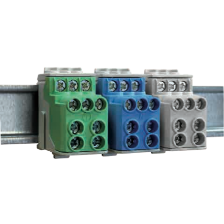 Bloc de Répartition Terre 100A (2x25² + 6x10²)