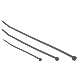 Attache Nylon 3x100 mm Blanc (x100)
